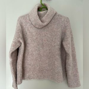 Madewell Beige Turtleneck Sweater